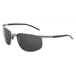 Bolle Tempo Sunglasses, Satin Aluminum with Polarized Axis Lens