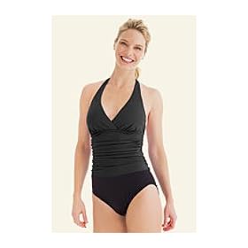 Women's Regular All-over Control Halter Slender Swimsuit
