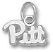 Pittsburg State Gorillas Solid Sterling Silver ''PITT'' 1/4'' Pendant