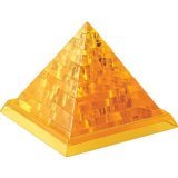 Yellow Pyramid Crystal 3D Puzzle