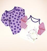 2 Pack Pure Cotton Owl Spotted T Shirts