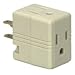 Cooper Wiring Ivry 3Outlet 3Wire Cube Tap 1482V-BOX