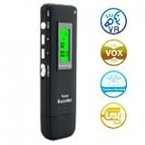 Digital Voice and Telephone Recorder (2GB Memory + USB Drive)