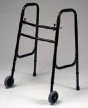 Folding Walker - this rollator walker has a Double Button Folding with 5