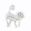 Cute MIKEY THE MONKEY Reversible Pendant in Sterling Silver, #7968