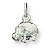 Sterling Silver Hippo Charm with 20 inch Sterling Silver Chain