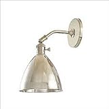 Tools & Hardware : 3621-AGB - Hudson Valley Sanford 1-Light Wall Sconce in Aged Brass