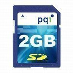PQI JAPAN PQI製スタンダードタイプSDメモリカード2GB 永久保証 QSDS-2G