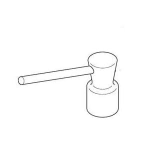Delta Faucet RP21905 Soap/Lotion Dispenser Pump Head, Chrome