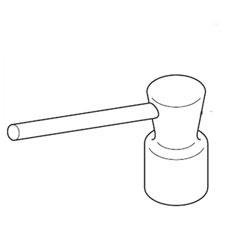 ASIN:B001D0JT76:Delta Faucet RP21905 Soap/Lotion Dispenser Pump Head, Chrome