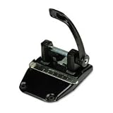 MASTER PRODUCTS MFG. CO. / MAT3275B / 40-Sheet heavy-duty, high-capacity adjustable 2-hole punch, 9/32 dia., black / Sold as 1 EA