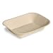 Chinet 10405 Savaday Molded Fiber Flat Tray, 9" Length x 7" Width, White (Case of 500)