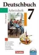 Cornelsen Verlag Deutschbuch - Gymnasium - Allgemeine Ausgabe: 7. Schuljahr - Arbeitsheft mit L&ouml;sungen und &Uuml;bungs-CD-ROM