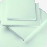 from Viceroybedding Blue, Cot Bed Size, 100 Cotton, Pair of Fitted Sheets by Viceroybedding