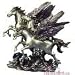 THREE PEGASUS PEWTER FANTASY FIGURINE