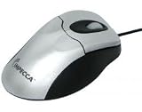 WM100R Illuminated USB Optical Wheel Mouse Silver with Black Trim