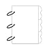 Clear Scraps 5-1/2 Inch by 7 Inch Scalloped Tab Acrylic Album