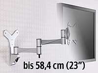 General Office Schwenkbare TFT-Wandhalterung aus Aluminium