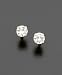 Children's 14k Gold Cubic Zirconia Stud