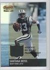 Santana Moss #757/999 New York Jets (Football Card) 2001 Bowman's Best #116