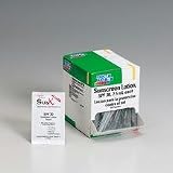 21fiybeaYdL. SL160  Sunscreen pouch  30 SPF  .25 oz (7 grams)  50 per dispenser box