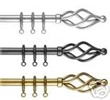 New 170cm-300cm Extedible Curtain Pole / Poles / Rail, matt silver