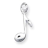 Buy Sterling Silver Music Charm by JewelryWeb
