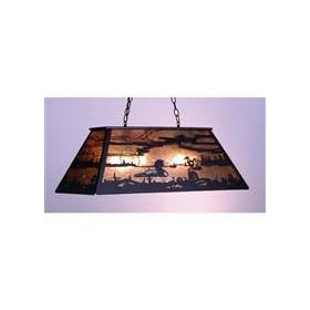 33"L Loon Oblong Pendant