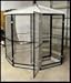 Powder Coated Eight Foot Diameter Outdoor Aviary one half inch by one half inch spacing 16g