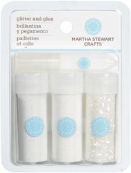 Martha Stewart Fine Glitter 3/Pkg Artic; 3 Items/Order