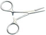 Hartman Mosquito Hemostatic Forceps: Curved, 3 and one half