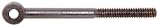 1/4-20 (A), 2 1/8 (B), 7/8 (C), 1/4 (D), 1/4 (E), 1/4 (F), Stainless Steel, Partially and Fully Threaded, Swing Eye Bolt (1 Each)