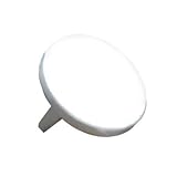 UPC 815973010112 product image for EZ Handrail 1.9 in. Aluminum Round ADA Handrail White Endcap | upcitemdb.com