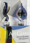 Image of Dichroic Wine Bottle Stoppers Gift Set