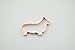 Small Pembroke Welsh Corgi Cookie Cutter