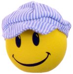 Smiley Train Conductor Antenna Ball Topper