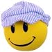 Smiley Train Conductor Antenna Ball Topper