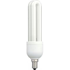 Energiesparlampe 2U 11W E14 10.000H warmwei�