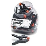Performance Tools (WLMW986) 30 pc 1 Mini Nylon Spring Clip Fish Bowl Merchandiser
