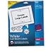 Avery 5265 White laser address labels w/smooth feed sheets, 8-1/2x11 label, 25 labels/pack