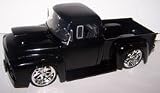 Jada Toys 1/24 Scale Btm 1956 Ford F-100 with Hood Scoop in Color Black