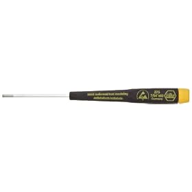 Wiha 27543 Hex Driver with Precision ESD Safe Dissipative Handle, Inch, 7/64 x 60mm