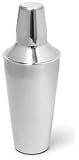Rink Drink 3 Piece Manhattan Cocktail Shaker set (28 oz / 795ml - 26cm Tall) Stainless Steel Cocktail Shaker with Built in Strainer Kitchen & Housewares