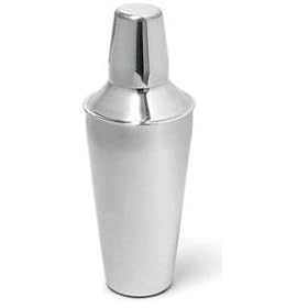 Rink Drink 3 Piece Manhattan Cocktail Shaker set (28 oz / 795ml - 26cm Tall) Stainless Steel Cocktail Shaker with Built in Strainer