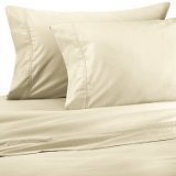 1200TC --BEIGE-- EGYPTIAN QUALITY 4PCS QUEEN SIZE BED SHEET SETS