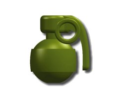 P98 Grenade Tank Green - LEGO Compatible Minifigure Piece P98 Grenade Tank Green - LEGO Compatible Minifigure Piece