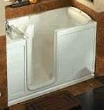 Jacuzzi EY10959WH Finestra Acrylic 60-Inch by 30-Inch by 38-1/2-Inch Walk-In Whirlpool Bath, White Finish