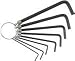 PRIMA TOOLS 45376 8-pc Hex Key Wrench Set (Metric)