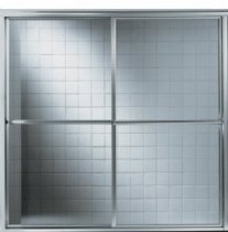 Kohler Focal Custom Bypass Framed Shower Doors w/Crystal Clear Glass K-711000-L-SH