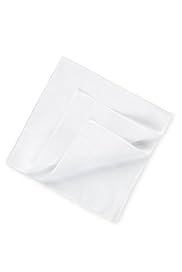 10 Pack - Pure Cotton Plain Handkerchiefs